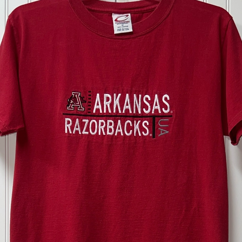 90s Arkansas Razorbacks Shirt M Vintage - Picture 5 of 5